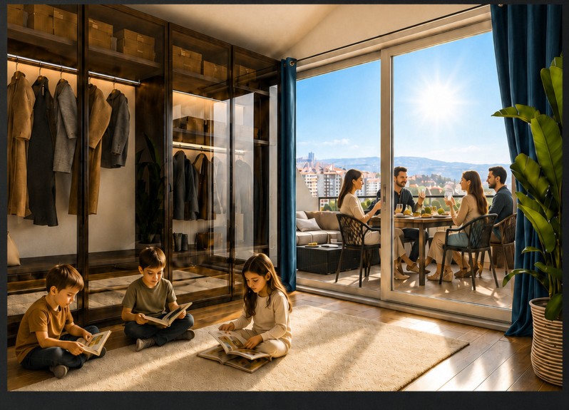 MYHOME99 dubleks teras gündüz